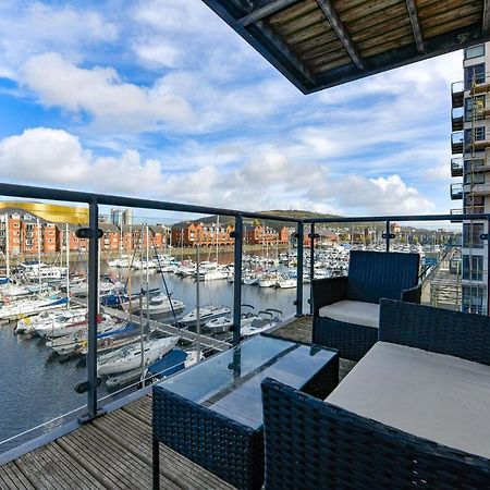 Just Stay Wales - Meridian Wharf, Marina View - 2 Bed Apartment Swansea Buitenkant foto